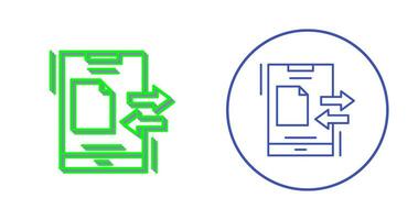 Data Transfer Vector Icon