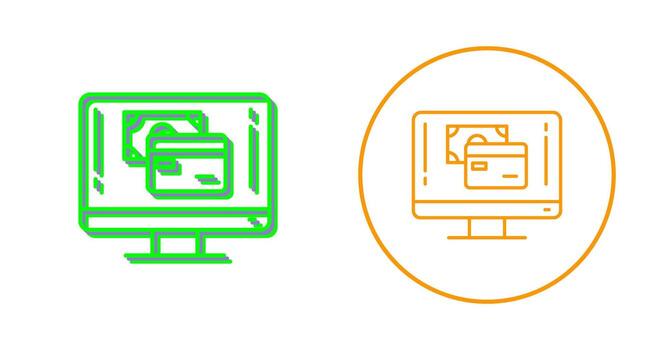 icono de vector de método de pago