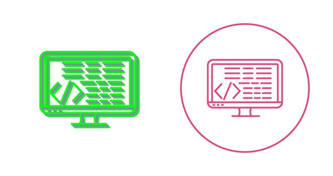 Coding Vector Icon
