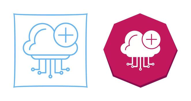 Cloud Computing Vector Icon