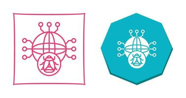 Global Malware Vector Icon