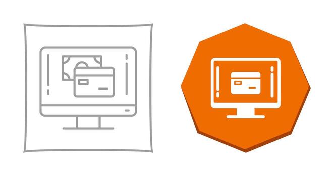 icono de vector de método de pago