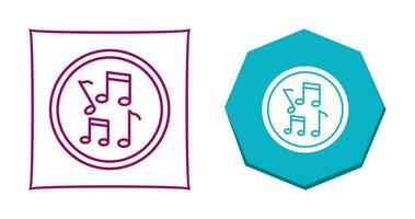 Musical Notes Vector Icon