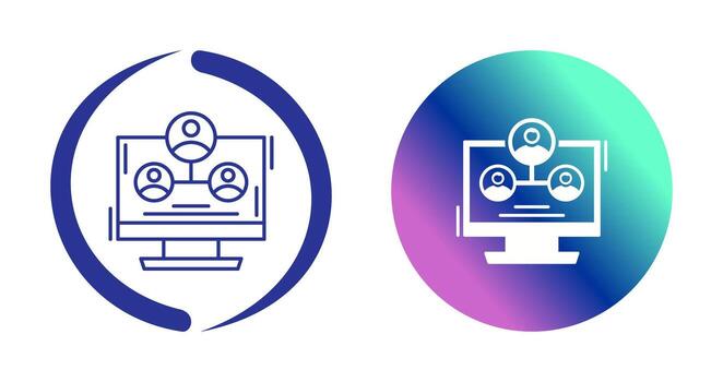 Hierarchy Structure Vector Icon