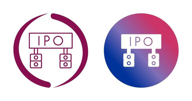 Ipo Vector Icon