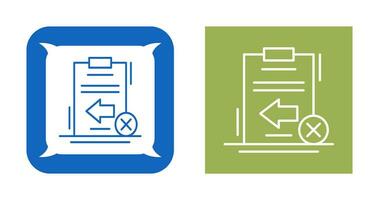 Return Failed Vector Icon