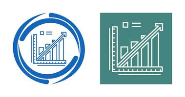 Line Graph Vector Icon