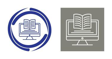 Digital Learning Vector Icon