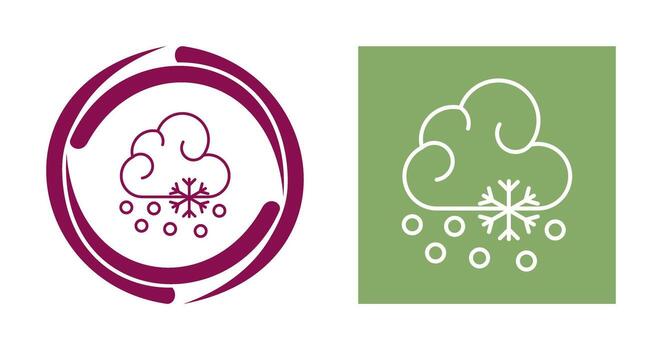 Snow Fall Vector Icon
