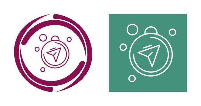 icono de vector de brújula