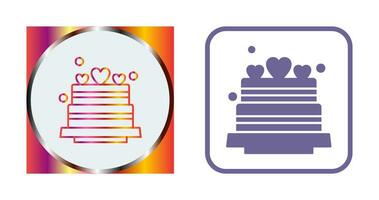 Wedding Cake Vector Icon