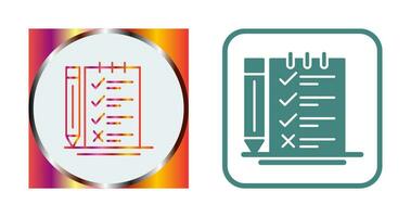 Survey Checklist Vector Icon