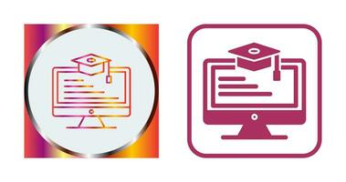 Online Learning Vector Icon