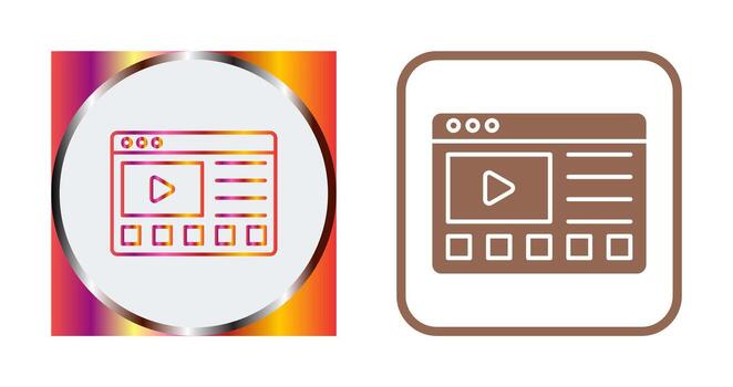 icono de vector de tutoriales en línea