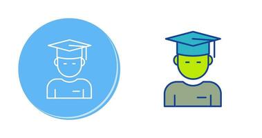 Graduate Student Vector Icon