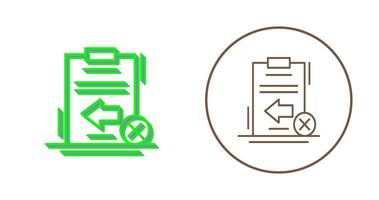 Return Failed Vector Icon