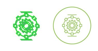 Automated Process Vector Icon
