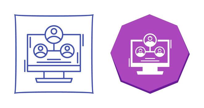 Hierarchy Structure Vector Icon