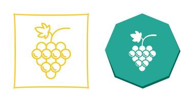 Grapes Vector Icon