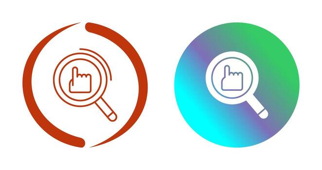 icono de vector de selección rápida