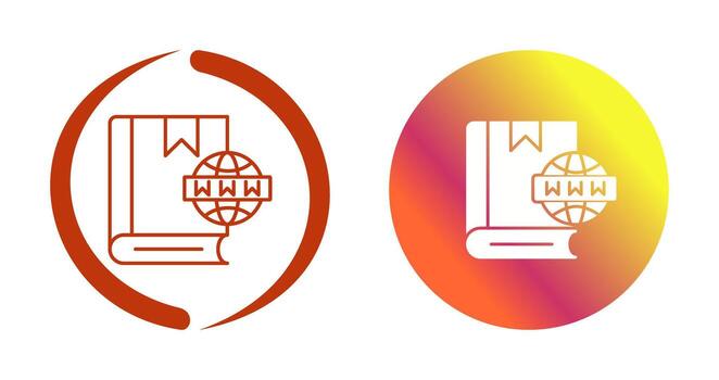 icono de vector de sitio web