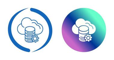 Cloud Data Vector Icon