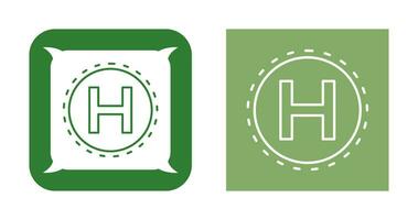 Helipad Vector Icon