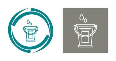 Water Bucket Vector Icon