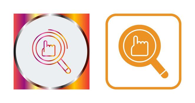 icono de vector de selección rápida