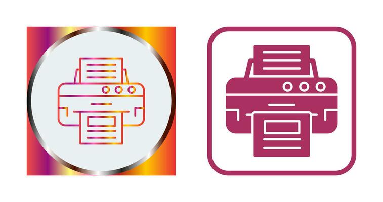 Printer Vector Icon