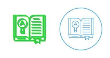 Open Book Vector Icon