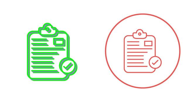 Secure Notepad Vector Icon