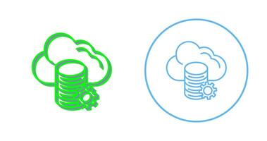 Cloud Data Vector Icon