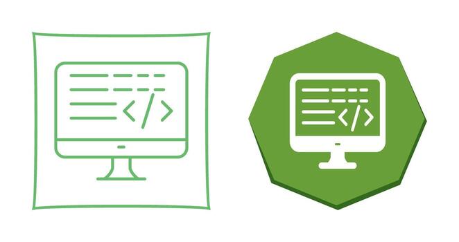 Coding Vector Icon