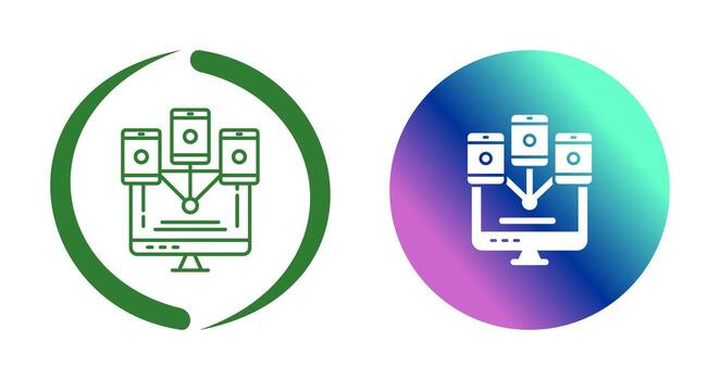 Computer Networks Vector Icon
