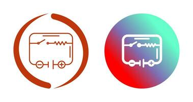 icono de vector de circuito eléctrico