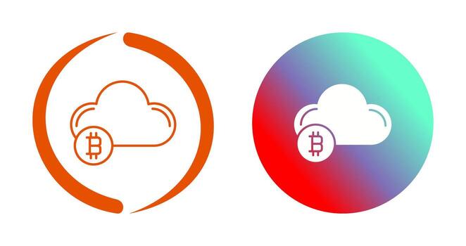 icono de vector de nube