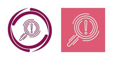 icono de vector de problema