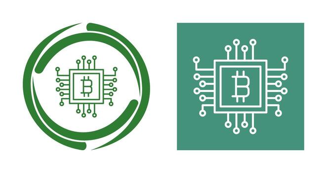 icono de vector de chip