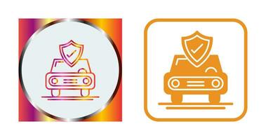 Car Protection Vector Icon