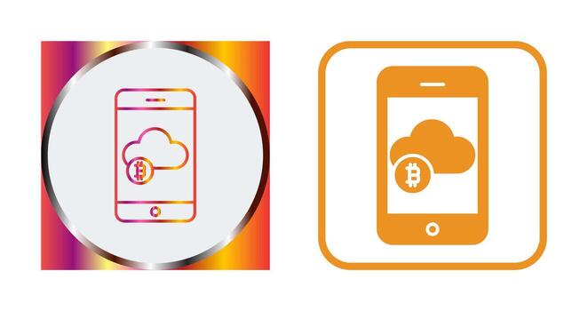 icono de vector de nube