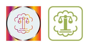 Justice Scale Vector Icon