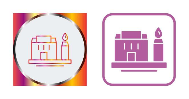 icono de vector de fábrica