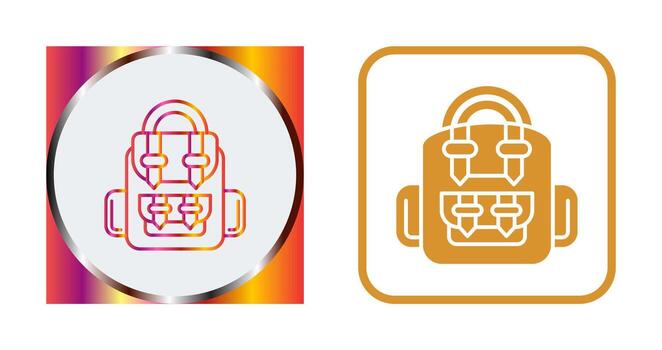 Backpack Vector Icon
