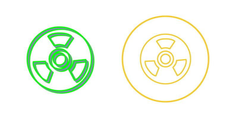 Nuclear Vector Icon