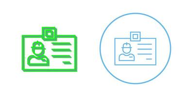 Identity Card Vector Icon