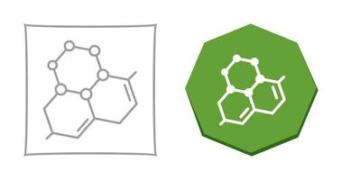 icono de vector de molécula