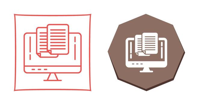 pegar icono vectorial vector