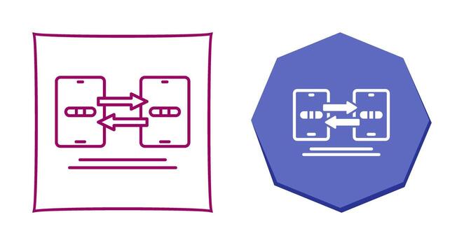 Data Synchronization Vector Icon