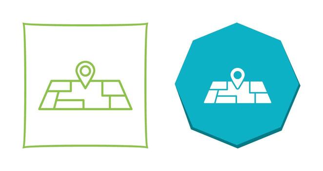icono de vector de mapa